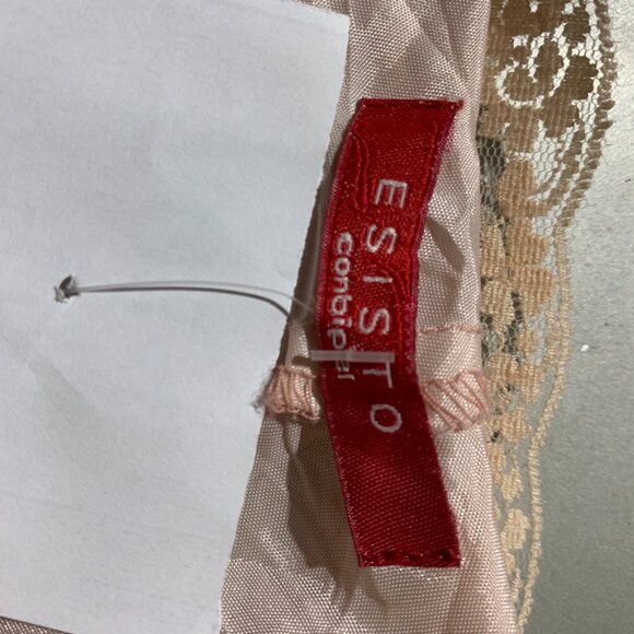 Fawn & Peach coloured floral printed strappy dress - Picture 4 of 4